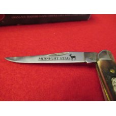 Case XX Midnight Stag Tiny Texas Toothpick Pattern # 510096 SS Case XX Midnight Stag Tiny Texas Toothpick Pattern # 510096 SS