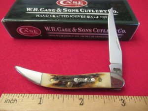  Case XX Red Stag Tiny Texas Toothpick Pattern # R510096 SS 