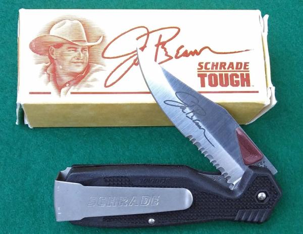 Schrade CH8S Clip Hanger Joe Beaver Knife 
