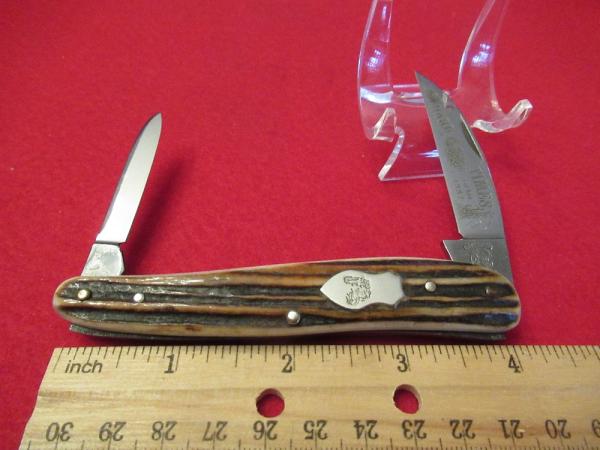 Fight'N Rooster Frank Buster Hard Times  Stag ,Wharncliff  Blade 
