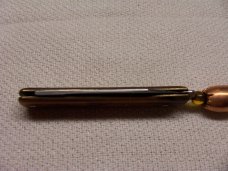G. SCHRADE BALL PULL AUTOMATIC/ SWITCHBLADE - BUTTER AND MOLASSES HANDLES G. SCHRADE BALL PULL AUTOMATIC/ SWITCHBLADE - BUTTER AND MOLASSES HANDLES