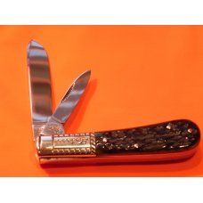 Vintage Bulldog Brand HAND MADE 2 Blade "Our Best" Tobacco Barlow w/ Green Pick Bone Handles -NOS Vintage Bulldog Brand HAND MADE 2 Blade "Our Best" Tobacco Barlow w/ Green Pick Bone Handles -NOS