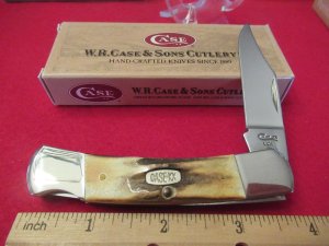  Case XX Folding Lock Back Stag Pattern # 51405L SS