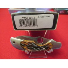 Spyderco Jigged Bone Kiwi Model # C75P Spyderco Jigged Bone Kiwi Model # C75P