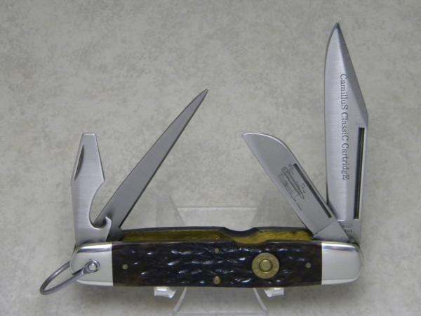 Camillus NY USA CCC-7 Bone Classic Cartridge 270 WIN Jumbo Camp Utility Knife Camillus NY USA CCC-7 Bone Classic Cartridge 270 WIN Jumbo Camp Utility Knife
