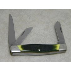 Remington USA Saw Cut Green Delrin 9507 Large Stockman Knife Remington USA Saw Cut Green Delrin 9507 Large Stockman Knife