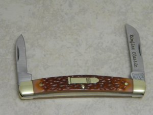 Camillus New York USA 22LR3 Jigged Delrin "Rimfire Classic" Congress Knife c.1994