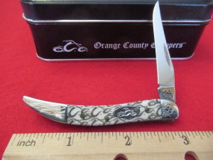 Case XX Tiny Texas Toothpick Orange County Choppers Pattern # 610096 SS