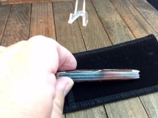 Case XX Pre 1970 Model 6244 ,Brown Jigged Bone w/ Nickle Silver Bolsters, Liners and Pins, Mint. 