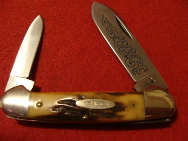 Case XX Blue Scroll (1977) Canoe 52131 SSP Case XX Blue Scroll (1977) Canoe 52131 SSP