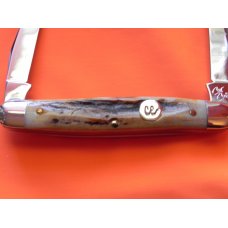 USA Colonel Coon 2 Blade Muskrat Pocket Knife w/ Great Stag Handles -NOS w/ Orig Box - One of 100 USA Colonel Coon 2 Blade Muskrat Pocket Knife w/ Great Stag Handles -NOS w/ Orig Box - One of 100