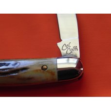 USA Colonel Coon 2 Blade Muskrat Pocket Knife w/ Great Stag Handles -NOS w/ Orig Box - One of 100 USA Colonel Coon 2 Blade Muskrat Pocket Knife w/ Great Stag Handles -NOS w/ Orig Box - One of 100