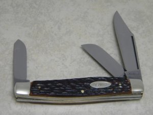 Bower Solingen Germany Jigged Bone Large Stockman Knife