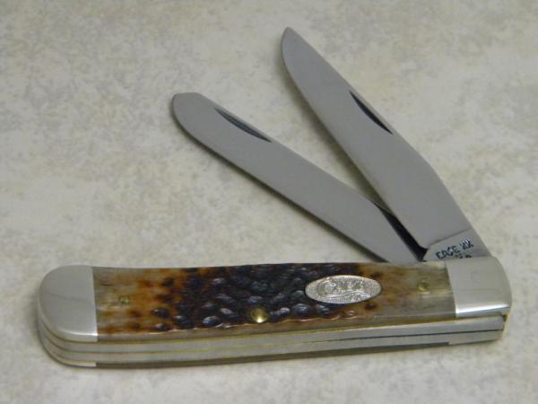 Case XX USA 2 Dot (1988) Bone 6254 Carbon Steel Trapper Knife Case XX USA 2 Dot (1988) Bone 6254 Carbon Steel Trapper Knife