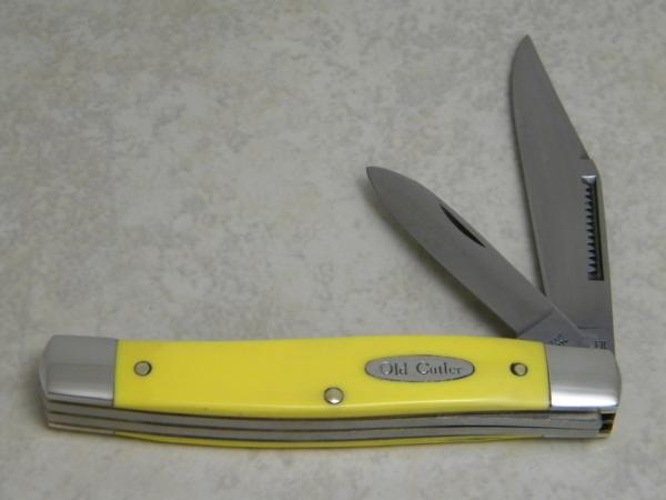 Old Cutler USA (Colonial) Yellow 522 Large Jack Knife