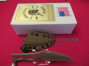 Spartan Blades Phobos  Waist Band or Neck Knife