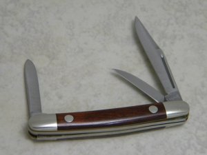 Western USA Stainless Wood W244 Small Stockman Knife