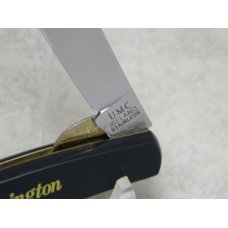 Remington UMC Ireland Stainless Black Linerlock Slimline Trapper Knife Remington UMC Ireland Stainless Black Linerlock Slimline Trapper Knife