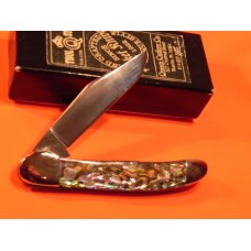 Queen Cutlery #41 Copperhead Pocket Knife w/ Great Abalone Handles! Queen Abalone #41 Blade Etch Queen Cutlery #41 Copperhead Pocket Knife w/ Great Abalone Handles! Queen Abalone #41 Blade Etch