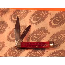 1996 Case xx 2 Blade Peanut Pocket Knife –MDL #6220 SS w/ Red Pocket Worn Pick-bone Handles 1996 Case xx 2 Blade Peanut Pocket Knife –MDL #6220 SS w/ Red Pocket Worn Pick-bone Handles