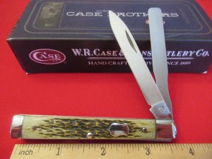 Case XX Case Brothers  Olive Green Doctors Knife Pattern # 6285 SP ATS-34