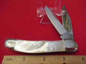United Boker Pearl Folding Hunter Solingen Germany Palmetto Cutlery Club 