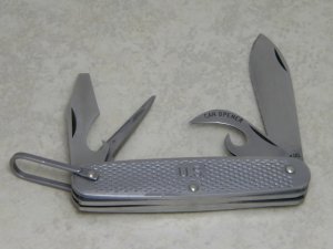 Camillus USA 1987 Metal U.S. United States Military Utility Camp Knife