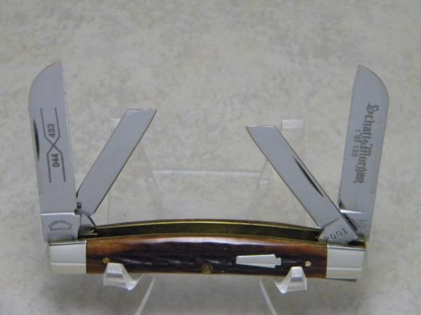 Schatt & Morgan Titusville PA. 044433 Bone 1 of 150 Congress Knife c.2001 Schatt & Morgan Titusville PA. 044433 Bone 1 of 150 Congress Knife c.2001