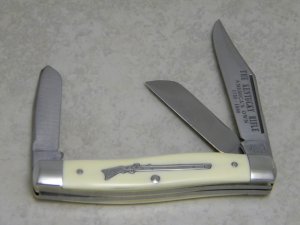 Schrade NY USA CM-1 Stainless The Kentucky Rifle America's Own 1750-1880 Stockman Knife