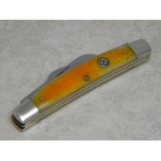 Colonel Coon USA (Queen Cutlery) Orange Bone 4 Blade Congress Knife Colonel Coon USA (Queen Cutlery) Orange Bone 4 Blade Congress Knife
