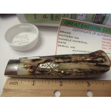 Great Eastern Northfield UN-X-LD Burnt Stag Lefty Rare Pattern # 735109 LHL Great Eastern Northfield UN-X-LD Burnt Stag Lefty Rare Pattern # 735109 LHL
