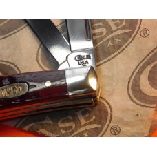 1997 Case xx 4 Blade Congress Knife –MDL# 64052 SS with Pocket Worn Red Bone Handles - NOS 1997 Case xx 4 Blade Congress Knife –MDL# 64052 SS with Pocket Worn Red Bone Handles - NOS