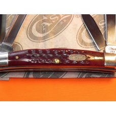 1997 Case xx 4 Blade Congress Knife –MDL# 64052 SS with Pocket Worn Red Bone Handles - NOS 1997 Case xx 4 Blade Congress Knife –MDL# 64052 SS with Pocket Worn Red Bone Handles - NOS