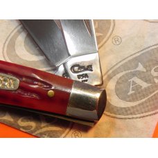 1997 Case xx 2 Blade 3 & 1/2" Trapper Knife –MDL# 6207 SS with Pocket Worn Red Bone Handles - NOS 1997 Case xx 2 Blade 3 & 1/2" Trapper Knife –MDL# 6207 SS with Pocket Worn Red Bone Handles - NOS