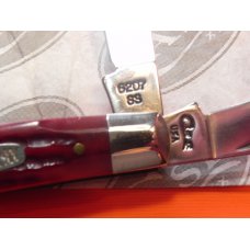 1997 Case xx 2 Blade 3 & 1/2" Trapper Knife –MDL# 6207 SS with Pocket Worn Red Bone Handles - NOS 1997 Case xx 2 Blade 3 & 1/2" Trapper Knife –MDL# 6207 SS with Pocket Worn Red Bone Handles - NOS