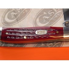 1997 Case xx 2 Blade 3 & 1/2" Trapper Knife –MDL# 6207 SS with Pocket Worn Red Bone Handles - NOS 1997 Case xx 2 Blade 3 & 1/2" Trapper Knife –MDL# 6207 SS with Pocket Worn Red Bone Handles - NOS