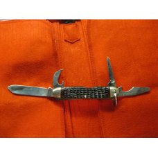 Case Knife XX USA 64005R 4-Dot Delrin 1976 4 blade camp Knife Used Case Knife XX USA 64005R 4-Dot Delrin 1976 4 blade camp Knife Used