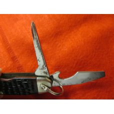 Case Knife XX USA 64005R 4-Dot Delrin 1976 4 blade camp Knife Used Case Knife XX USA 64005R 4-Dot Delrin 1976 4 blade camp Knife Used