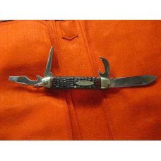 Case Knife XX USA 64005R 4-Dot Delrin 1976 4 blade camp Knife Used Case Knife XX USA 64005R 4-Dot Delrin 1976 4 blade camp Knife Used