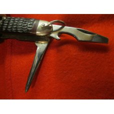 Case Knife XX USA 64005R 4-Dot Delrin 1976 4 blade camp Knife Used Case Knife XX USA 64005R 4-Dot Delrin 1976 4 blade camp Knife Used