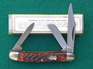 808 Schrade Open Stock Serpentine Pattern