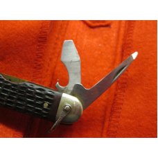 Case Knife XX USA 64005R Bradford 1991 Delrin 4 blade camp Knife Used Case Knife XX USA 64005R Bradford 1991 Delrin 4 blade camp Knife Used