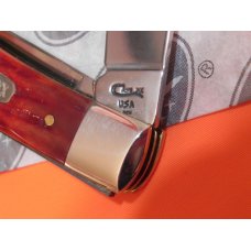 1997 Case xx 2 Blade 4 & 1/4" Trapper Knife –MDL# 6254 SS with Pocket Worn Red Bone Handles - NOS 1997 Case xx 2 Blade 4 & 1/4" Trapper Knife –MDL# 6254 SS with Pocket Worn Red Bone Handles - NOS
