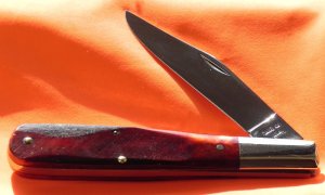 1972 Case xx USA Barlow w/ Genuine Red Bone handles # 6143  -Great Snap and NO Wobble -M/NM