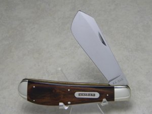Ka-Bar Union CP-92 Wood Jumbo Cotton Sampler Knife c.1992