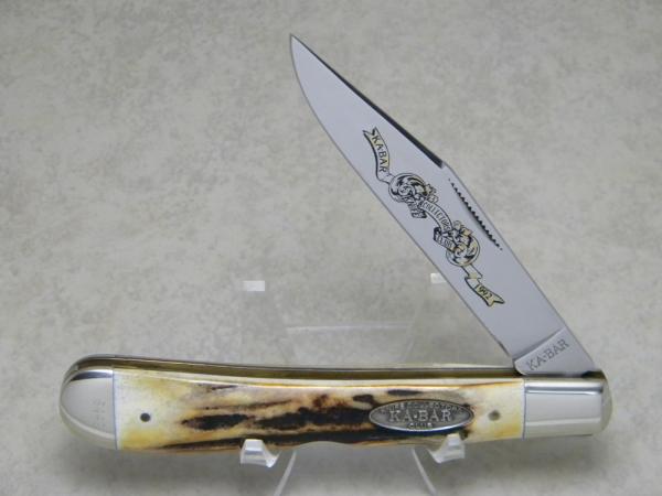 Ka-Bar Stag CK94 Jumbo Lockback Knife - 1994 KA-BAR Knife Collectors Club Ka-Bar Stag CK94 Jumbo Lockback Knife - 1994 KA-BAR Knife Collectors Club