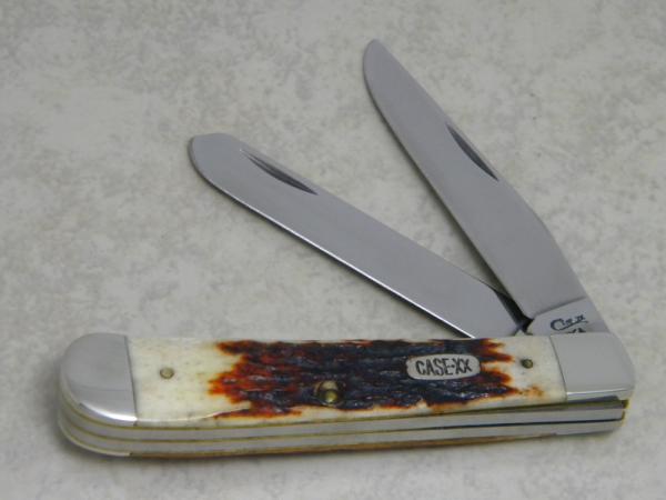Case XX USA 4 Dot (1996) Red Stag R5254 SS Trapper Knife Case XX USA 4 Dot (1996) Red Stag R5254 SS Trapper Knife