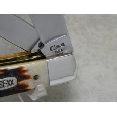 Case XX USA 4 Dot (1996) Red Stag R5254 SS Trapper Knife Case XX USA 4 Dot (1996) Red Stag R5254 SS Trapper Knife
