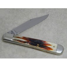 Case XX USA 4 Dot (1996) Red Stag R5111 1/2 SS 1 Blade Jack Knife Case XX USA 4 Dot (1996) Red Stag R5111 1/2 SS 1 Blade Jack Knife