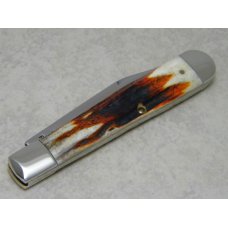 Case XX USA 4 Dot (1996) Red Stag R5111 1/2 SS 1 Blade Jack Knife Case XX USA 4 Dot (1996) Red Stag R5111 1/2 SS 1 Blade Jack Knife